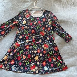 floral long top